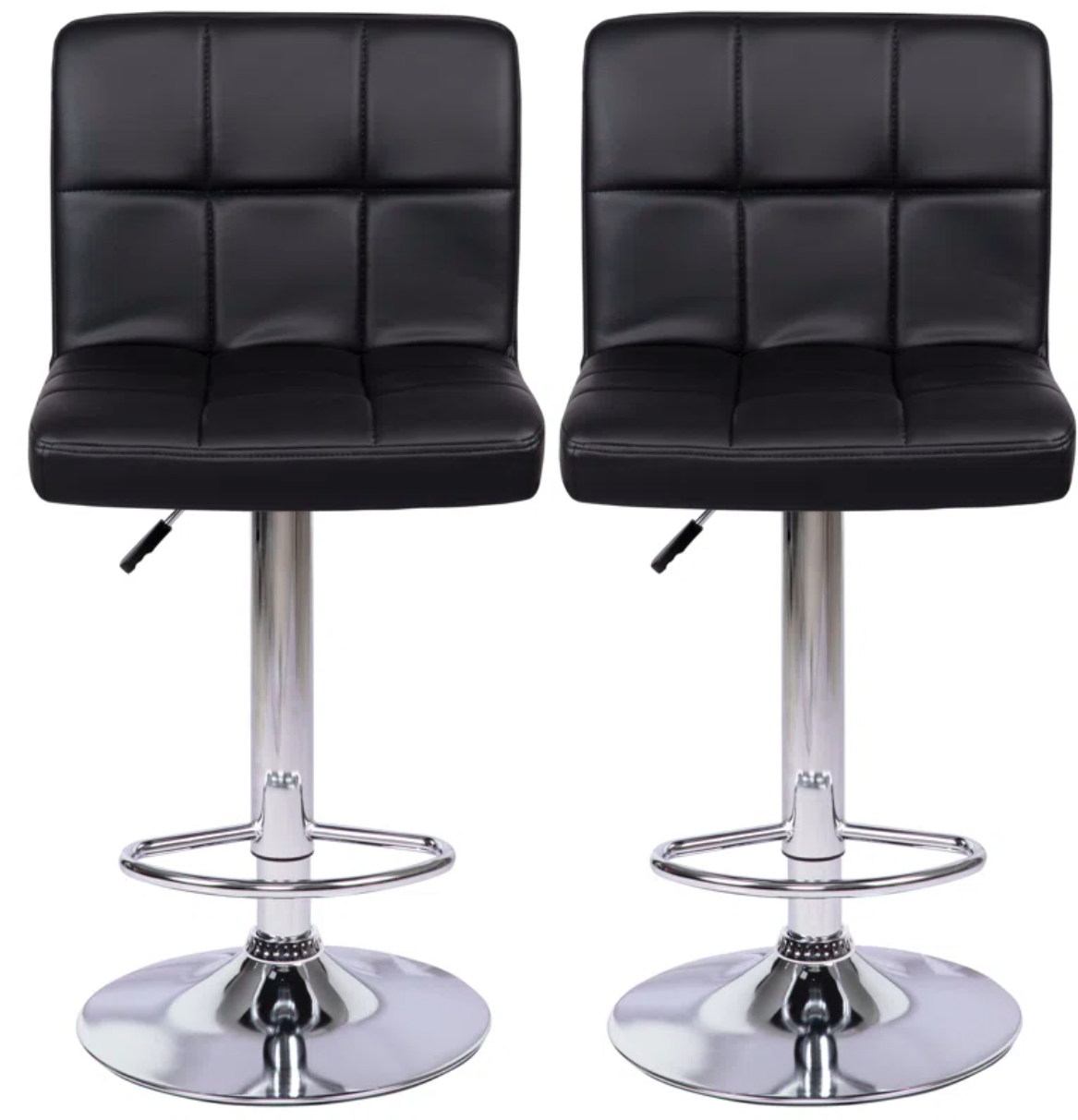 Swivel Leather Bar Stools Chairs