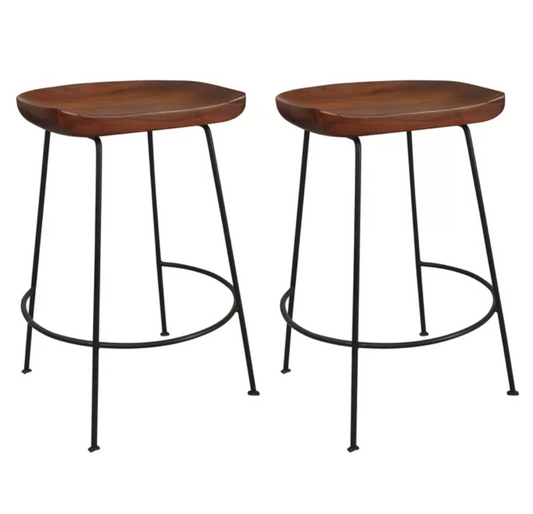 Wood Bar and Counter Stool